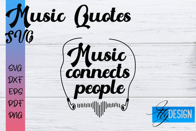 Music Quotes SVG | Funny Music Sayings SVG Fly Design 