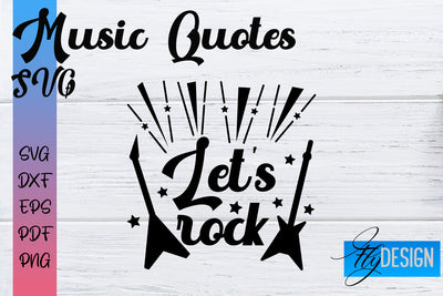 Music Quotes SVG | Funny Music Sayings SVG Fly Design 