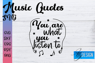 Music Quotes SVG | Funny Music Sayings SVG Fly Design 