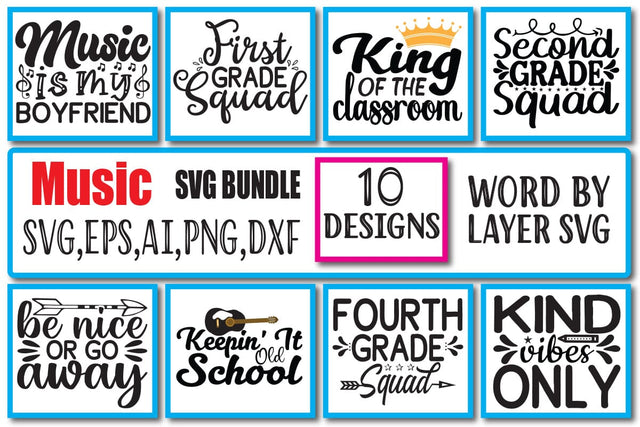 Music SVG Bundle Vol. 1 SVG Craftlabsvg24 