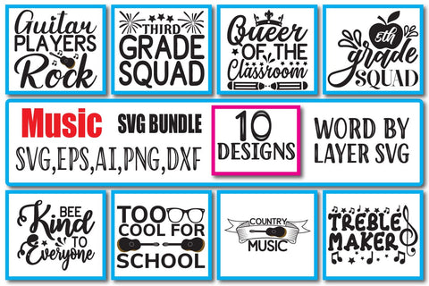 Music SVG Bundle Vol. 1 SVG Craftlabsvg24 
