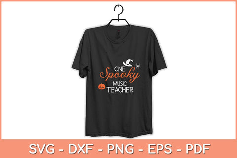 Music Teacher Halloween Funny Spooky Svg Design SVG artprintfile 