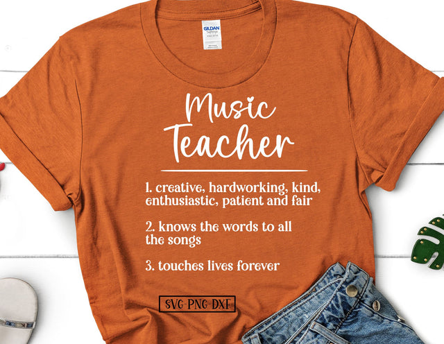 Music Teacher Noun SVG Calico Creations Svg 