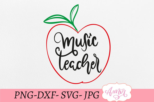 Music teacher SVG, teacher appreciation svg SVG Amorclipart 