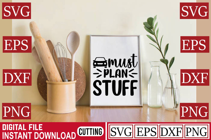 Must Plan Stuff SVG Craftlabsvg24 