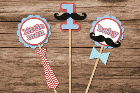 Mustache Bash Party Decor Set SVG Risa Rocks It 