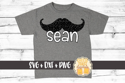Mustache - Distressed - Valentine's Day SVG PNG DXF Cutting Files SVG Cheese Toast Digitals 