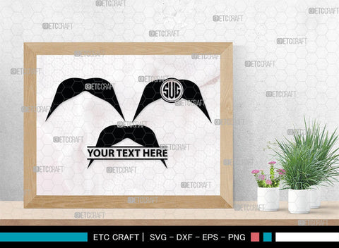 Mustache Monogram, Mustache Silhouette, Mustache SVG, Mustache Hipster Svg, Mustache Style Svg, SB00205 SVG ETC Craft 