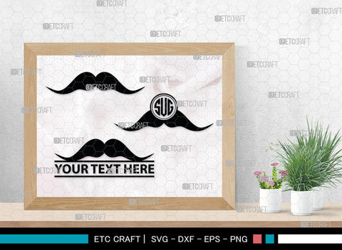 Mustache Monogram, Mustache Silhouette, Mustache SVG, Mustache Hipster Svg, Mustache Style Svg, SB00205 SVG ETC Craft 