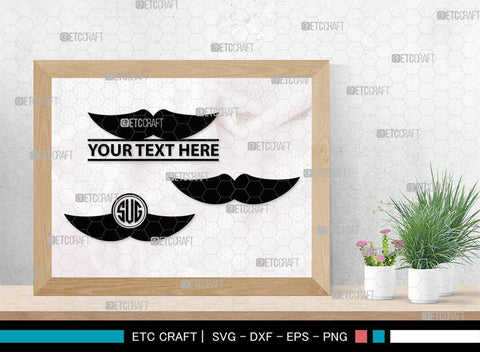 Mustache Monogram, Mustache Silhouette, Mustache SVG, Mustache Hipster Svg, Mustache Style Svg, SB00205 SVG ETC Craft 