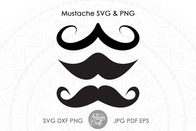 Mustache SVG, mustache clipart, moustache SVG SVG Artisan Craft SVG 