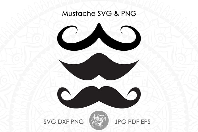 Mustache SVG, mustache clipart, moustache SVG SVG Artisan Craft SVG 