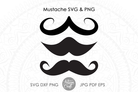 Mustache SVG, mustache clipart, moustache SVG SVG Artisan Craft SVG 