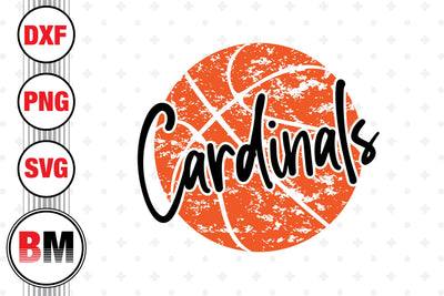 Mustangs Distressed Basketball SVG, PNG, DXF Files SVG BMDesign 