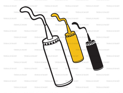 Mustard Bottle SVG TribaliumArtSF 
