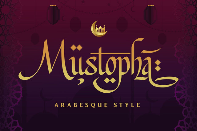 Mustopha - Arabic Style Font Arterfak Project 