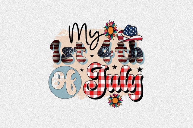 My 1st 4th of July Sublimation SVGArt 