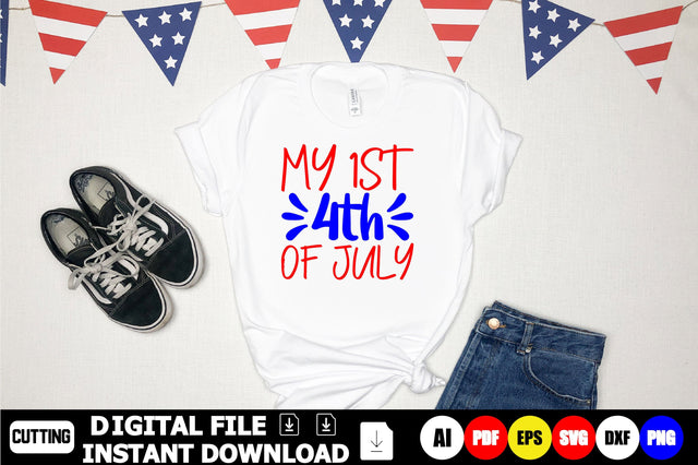 My 1st 4th Of July SVG Shahin alam 