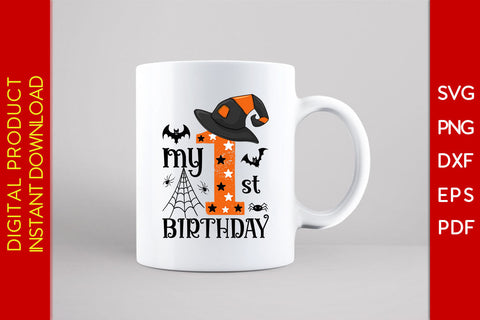 My 1st Birthday Halloween SVG PNG PDF Cut File SVG Creativedesigntee 