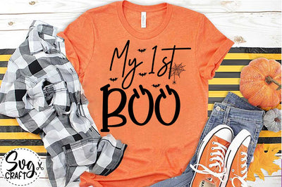 My 1st Boo SVG cut file, Halloween SVG cut file , pumpkin SVG file 31 svg Design SVG Svgcraft 