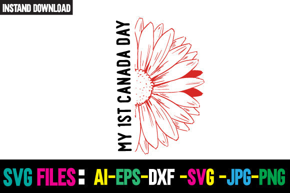 My 1st Canada Day SVG Cut File SVG Newmockups 