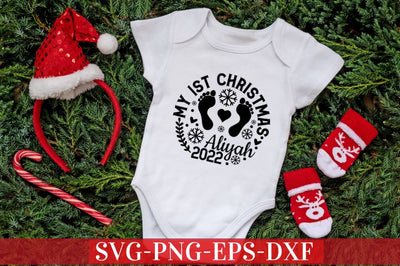 My 1st christmas aliyah 2022 SVG SVG DESIGNISTIC 