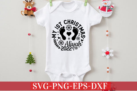 My 1st christmas aliyah 2022 SVG SVG DESIGNISTIC 