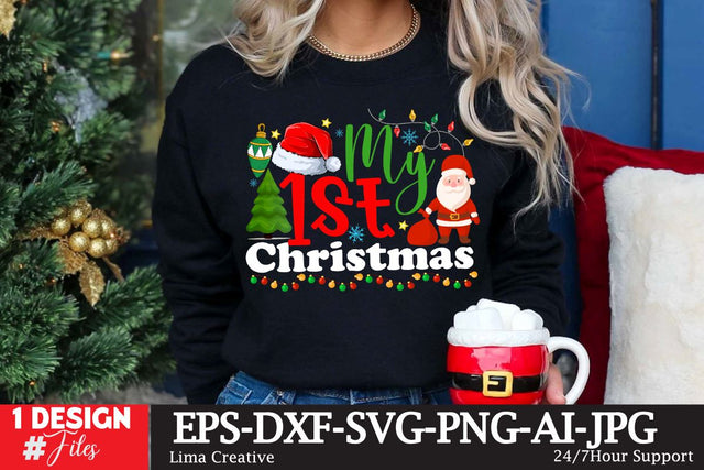 My 1St Christmas SVG Cute File SVG Insomnia Std 