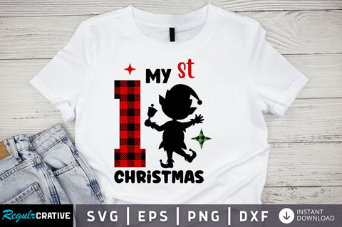 My 1st christmas SVG Design SVG Regulrcrative 