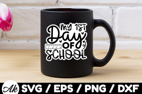 My 1st day of school Stickers SVG akazaddesign 