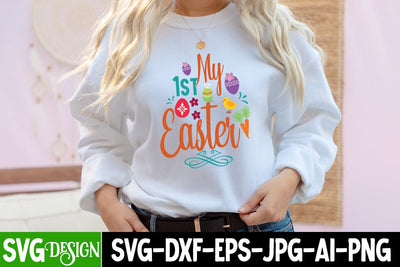my 1st Easter SVG Cut File SVG BlackCatsMedia 