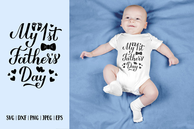 My 1st Fathers Day SVG. Baby First Father’s Day SVG LaBelezoka 