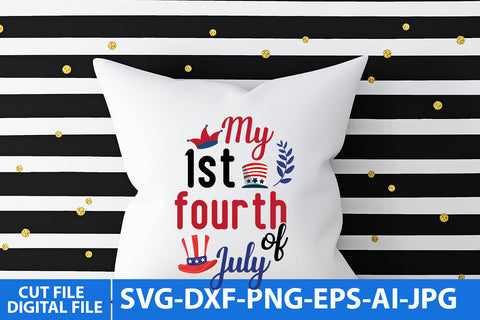 my 1st fourth of july SVG Cut File SVG BlackCatsMedia 