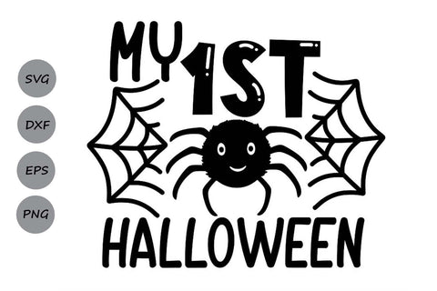 My 1st Halloween| Baby Halloween SVG Cutting Files. SVG CosmosFineArt 