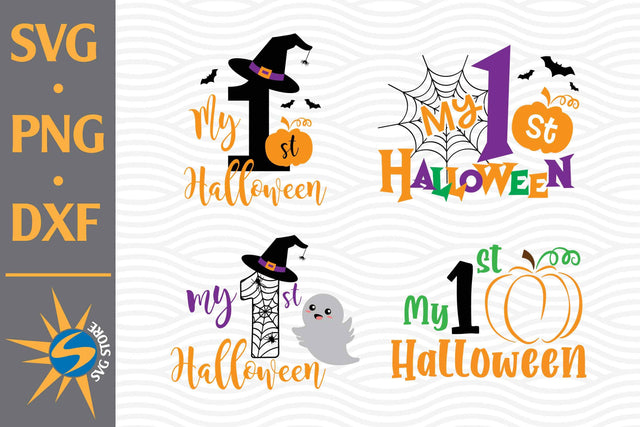 My 1st Halloween SVG, PNG, DXF Digital Files Include SVG SVGStoreShop 