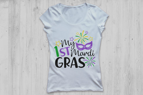 My 1st Mardi Gras| Mardi Gras SVG Cutting Files. SVG CosmosFineArt 