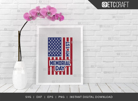 My 1st Memorial Day SVG Cut File, Happy Confederate Memorial Day Svg, Confederate Heroes Day Svg, Confederate Memorial Quote, ETC T00627 SVG ETC Craft 