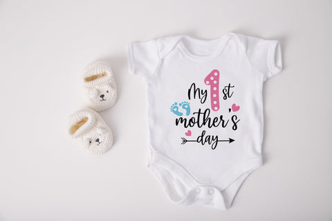 My 1st Mother's Day svg, Mother's Day Design SVG SmmrDesign 