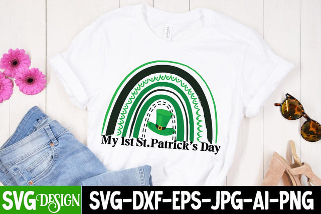 My 1st St.Patrick's Day SVG Cut File, My 1st St.Patrick's Day Quotes , my 1st Patrick's Day SVG Cut File, my 1st Patrick's Day SVG Design, St.Patrick's Sublimation PNG, St.Patrick's Flag SVG Cut File, St.Patrick's Clipart PNG SVG BlackCatsMedia 