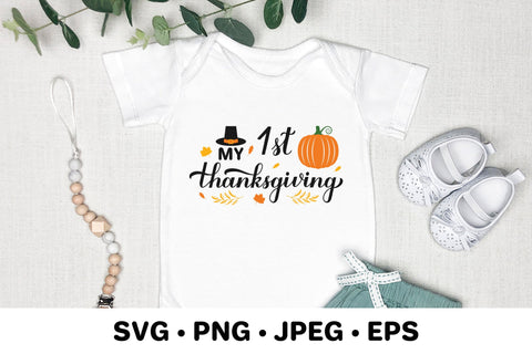 My 1st Thanksgiving SVG. Baby First Thanksgiving SVG LaBelezoka 