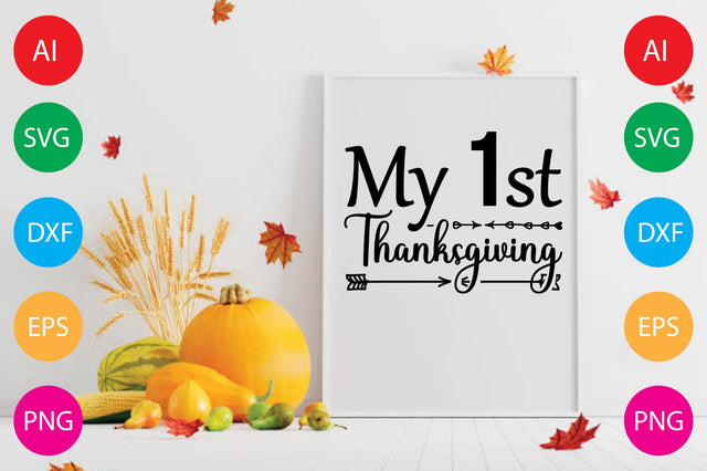 My 1st Thanksgiving SVG CraftlabSvg29 