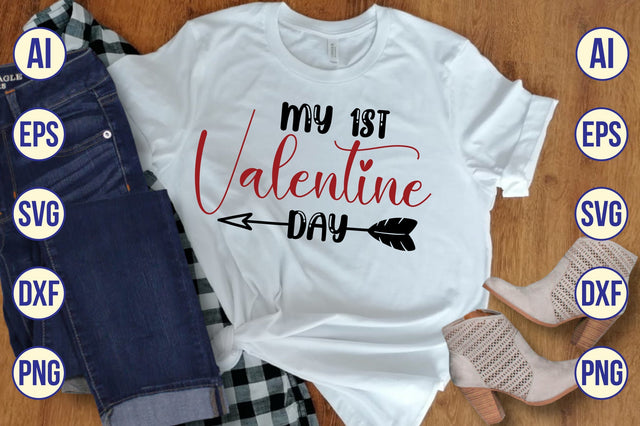 My 1st Valentine Day svg SVG shah alam 