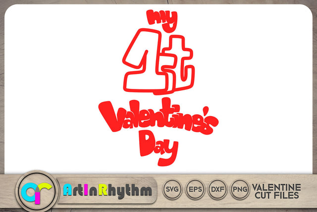 My 1st Valentine's Day SVG / Valentines baby SVG SVG Artinrhythm shop 