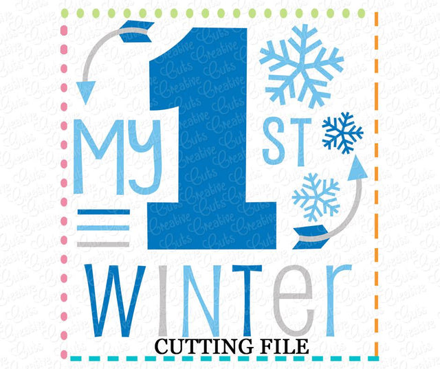 My 1st Winter Cut File Creative Appliques 