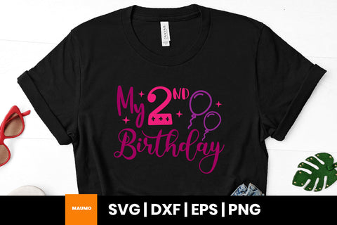 My 2nd birthday toddler svg quote SVG Maumo Designs 