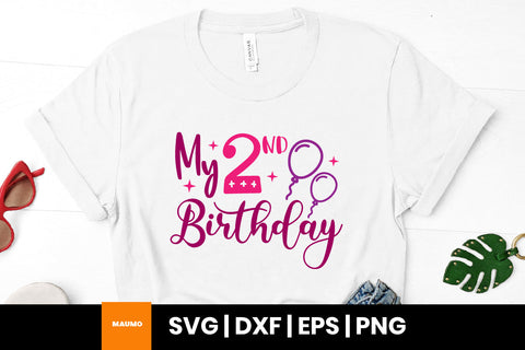 My 2nd birthday toddler svg quote SVG Maumo Designs 