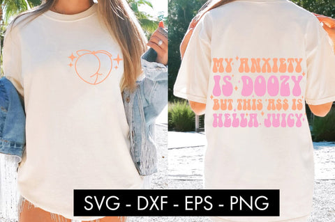 My Anxiety Is Doozy SVG Cut File PNG Sublimation SVG Freeling Design House 