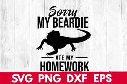 My Beardie Ate My Homework SVG SVG Bestteez 