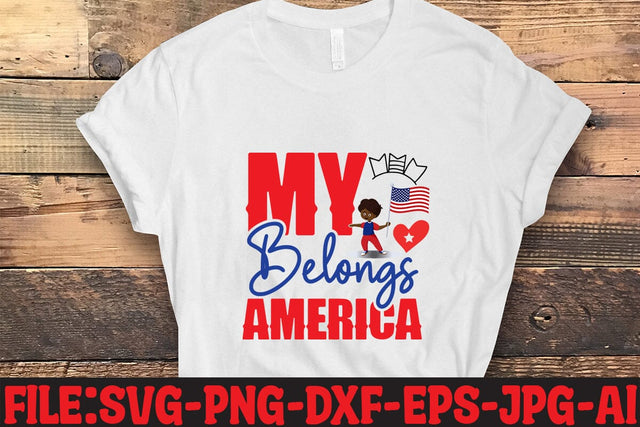 My Belongs America SVG MStudio 