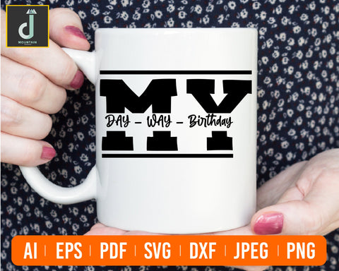 My birthday svg,Birthday svg, Queen svg,My Day Svg, Cut File For Cricut SVG Alihossainbd 